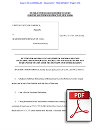 Omnibus Motion Affidavit