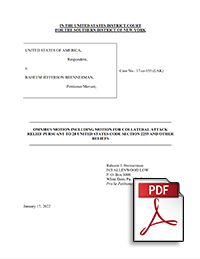 Omnibus Motion Including Collateral Attack Motion