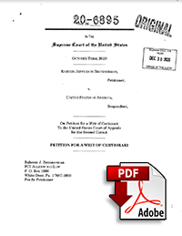 SUPREME COURT PETITION + APPENDIX